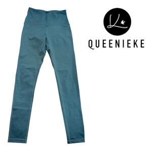 NWOT Queenieke Power Flex Leggings - Crystal Teal Blue; High waist/tummy control